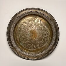 Vintage Wm. Rogers Silver-plate 12” Round Tray picture