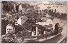 Chicago Illinois~1915~SS Eastland Passenger Liner After Disaster~Diver Closeup picture