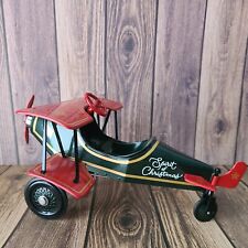 Vintage Hallmark Bi-Plane Spirit of Christmas 1998 Pre-owned Excellent Condition picture