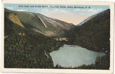 Echo Lake and Profile House-Franconia Notch-White Mountains, NH-vintage postcard picture