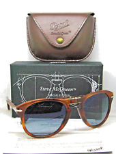 Persol NOS Steve McQueen Vintage 714SM Polarized Havana New In Box Sunglasses picture
