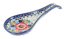 Blue Rose Polish Pottery Amelie Large Spoon Rest picture