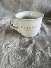 GODIVA Belgium 1926 Large WHITE Stoneware Coffee Mug Collectable Vintage picture
