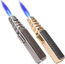 Windproof Straight Torch Blue Flame Lighter, Brightfire Rechargeable Torch Light picture