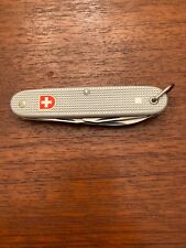 Vintage Wenger Delemont Silver Soldier Swiss Army Knife 1983 picture