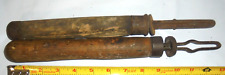 Vintage Two Man Crosscut Saw Handles with loop hardware Logging saw picture