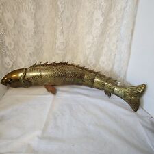 Vintage Large Metal Articulated Fish  23