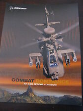 Boeing AH-64D Apache Longbow Combat Dominance Data Sheet / 4 Pages picture