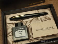 Sailor King of Pen (KOP) BK Ebonite Medium-nib 21K & Wooden box 11-7002-420 picture