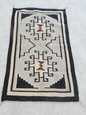 XFINE TAPESTRY GRADE VINTAGE NAVAJO INDIAN TOADLENA AREA TWO GREY HILLS RUG XLNT picture