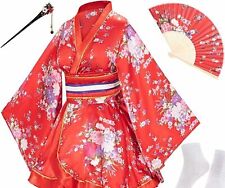 plus size Japanese Kimono 5-Pc Set  Size 5X new sexy costume  dress robe dance picture