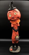 Early Debra Schoch Original Halloween Pumpkin Clown Man 19” For Bethany Lowe picture
