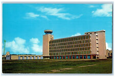 c1960's Traffic Control Equipment New Control Tower Singapore Airport Postcard picture
