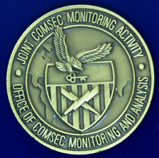 DOD Joint COMSEC Monitoring Activity & Analysis Challenge Coin X-8 picture