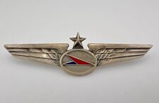 Rare Allegheny Airlines Pilot Captain Sterling Silver Wings 3 1/8
