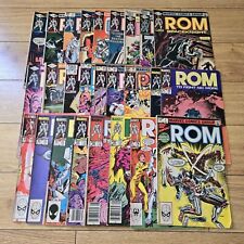 ROM: SPACE KNIGHT Lot of 26 (MARVEL Comics 1980-1986) VTG Low Grade READING picture
