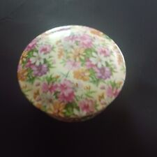 Vintage Royal Crown Trinket Bowl With Lid Floral Design Mint Condition  picture