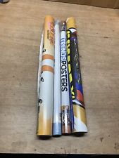 Lot Of 4 Anime Posters Early 2000s Academia Shippuden Demon Slayer picture