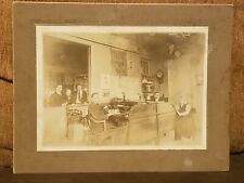 Antique Occupational Photograph Office Scene Chicago Railway Calendar Picture picture