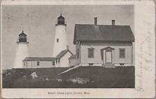 Postcard Baker's Island Lights Beverly MA 1906 picture