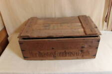 Antique Wooden Box Morinaga Milk Condensed GE picture
