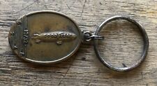 Vintage Goodyear Tire & Rubber Blimp Brass Numbered Keychain Cleveland, Ohio picture