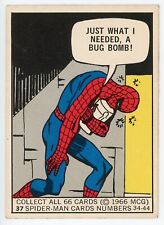 1966 Donruss Marvel Super Heroes Card #37 SPIDER-MAN picture