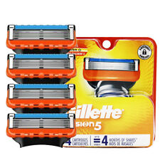 4PCS for Gillette Fusion 5-Layer Men's Razor Blade Refills Orange in stock US picture