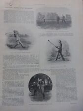 1904 1920 MEN'S GOLF VEDRINES LLOYD MASSY GASSIAT 5 ANTIQUE NEWSPAPERS picture