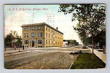 Billings MT-Montana, YMCA Building, Antique, Souvenir Vintage c1909 Postcard picture
