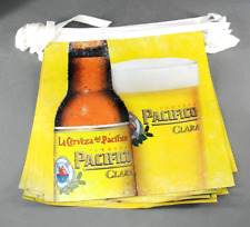 PACIFICO CLARA BEER STRING PENNANT BANNER 🏄 16 FLAG BEACH SURFING BAR PARTY NEW picture