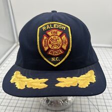 Raleigh NC North Carolina Fire Department Rescue Hat Vintage Snapback *No Foam picture