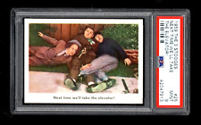 1959 Fleer Three Stooges #25 Next time we'll take the elevator  PSA 9 picture