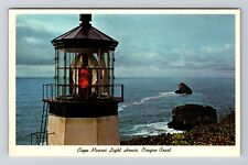 Oregon Coast OR-Oregon, Cape Meares Light House, Vintage Postcard picture