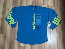 NWT Walt Disney World Unisex Blue And Green Spirit Jersey Adult Size M picture