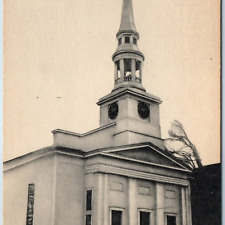 c1940s St. Johnsbury, VT South Congregational Church Collotype Photolux Art A210 picture