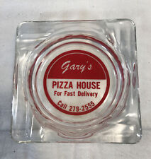 Vintage Gary’s Pizza House Glass Ashtray picture