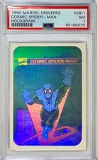1990 Impel Marvel Universe COSMIC SPIDER-MAN Hologram PSA 7 NM #MH1 picture