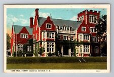 Geneva NY-New York, Coxe Hall, Hobart College, Antique, Vintage Postcard picture