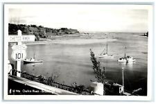 c1940's Chetco River Boats Brookings Oregon OR Sawyers RPPC Photo Postcard picture