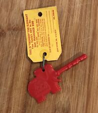 TRUNKEY the Elephant Red Story Key w/ Tag San Francisco Zoo 1960s Vintage picture