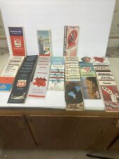 Lot of 41 Road Maps from 1950's & 60's Standard Conoco Phillips 66 Bay Mobilgas picture