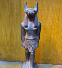 RARE Antique Pharaonic Statue Of God Anubis picture
