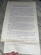 Lafayette Council 163 Men’s Institute Letter President McKinley Assassination picture