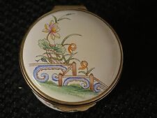 STAFFORDSHIRE ENAMELS Trinket Box Flowers - Wedgwood Museum picture