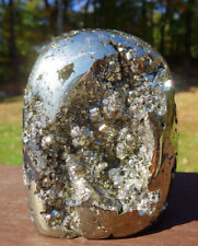 Pyrite Free Form Dome Carving with Exposed Crystals ~ Peru picture