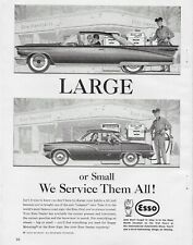 1962 Esso Dealer Servicenter Cadillac Service All Cars Vintage Print Ad picture