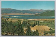 Twin Lakes Scenic View Highway 82 Leadville Buena Vista Colorado Postcard picture