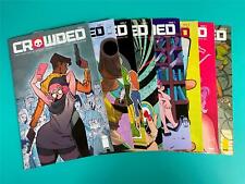 8x CROWDED # 1 2 3 4 5 6 Comic ~ VARIANT B ~ 2018 ~ IMAGE ~ NM/UNREAD picture