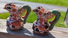 Two() Mason’s Ironstone Imari Pitchers With Hydra Handles Multicolor Lively 6